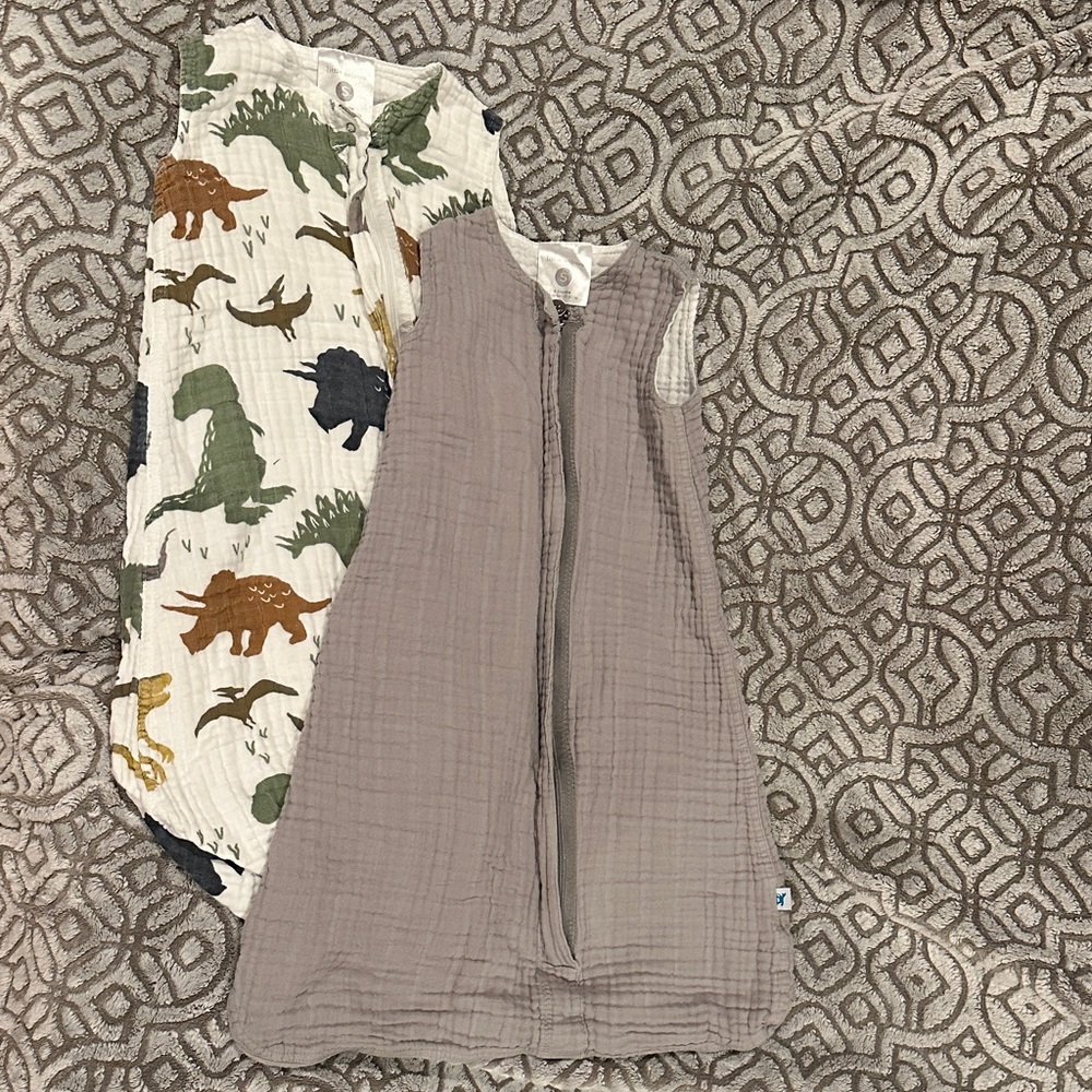Little Unicorn Sleep Sack Set 0-6months Cotton Muslin